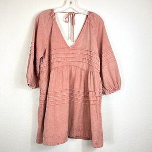 MUSTARD SEED 100% COTToN TUNIC TOP SIZE SMALL PINK